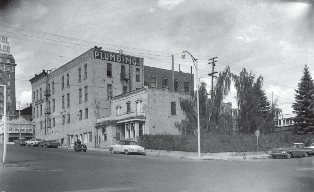An image of the first bordello in Butte, located on South Wyoming 