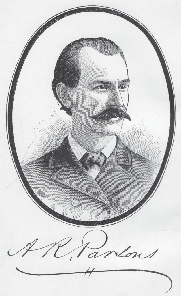 An etching of Albert Parsons.