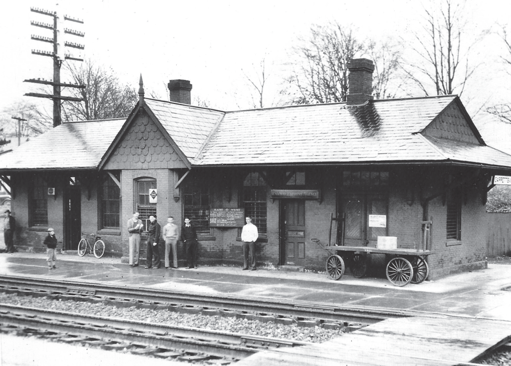 An image of the Garrettsville Train Depot.