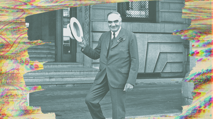“After serving four full terms, ‘Our George’ Baker stepped down as mayor in January 1933. The passing of Baker’s strong administration left a power vacuum on both sides of the law, and the 1930s saw a struggle for control of both the police bureau and organized crime. Portland City Archive.” “After serving four full terms, ‘Our George’ Baker stepped down as mayor in January 1933. The passing of Baker’s strong administration left a power vacuum on both sides of the law, and the 1930s saw a struggle for control of both the police bureau and organized crime. Portland City Archive.”