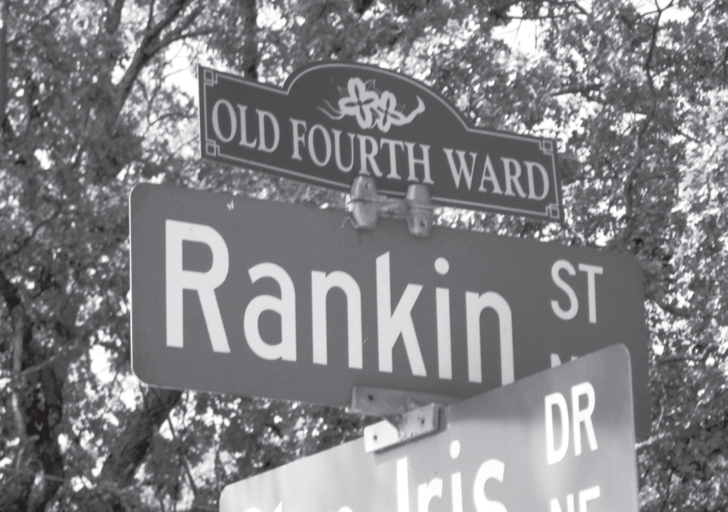 “Rankin Street. Della Reid was found in a trash pile near this area on April 5, 1909.”