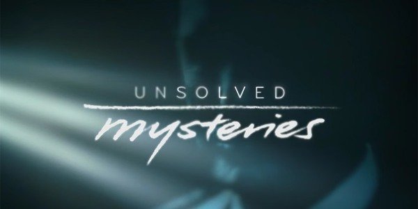 Title screen of Netflix's Unsolved Mysteries series